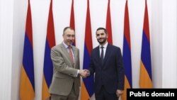 Կլաարի հանդիպումը Ազգային ժողովի փոխնախագահ Ռուբեն Ռուբինյանի հետ, 22-ը ապրիլի, 2024թ․