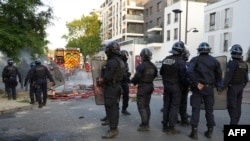 Франциядагы башаламандыкта тартылган сүрөт.