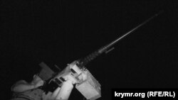 Пулемёт украинского военного из группы охоты за дронами, архивный снимок