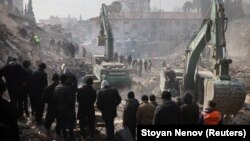 Kahramanmaraş şäherinde alnyp barylýan halas ediş işleri