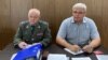 Retired intelligence Colonel Vladimir Kvachkov (left) told a court on August 15 that Russian President Vladimir Putin and the Defense Ministry "discredit the armed forces as they do not know how to conduct a war."