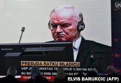 Ратко Младич во время вынесения ему приговора 8 июня 2021 года