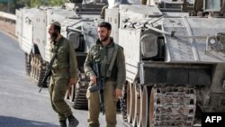 سربازان اسرائیلی در نزدیکی مرز لبنان