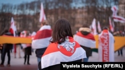 Сьвяткаваньне Дня Волі ў Вільні, 25 сакавіка 2024 