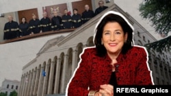 Саломе Зурабишвили (коллаж)