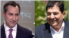 محمد مخبر (سمت راست) معاون اول ابراهیم رئیسی و متیو میلر (سمت چپ) سخنگوی وزارت خارجه آمریکا
