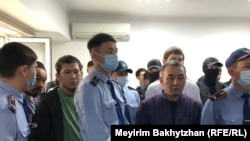 На оглашении приговора по делу 24 задержанных и  погибшего во время Январских событий. Алматы, 19 мая 2023 года