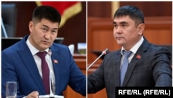 Шайлообек Атазов жана Айбек Осмонов. Коллаж.