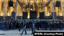 Ցույց Վրաստանի խորհրդարանի դիմաց, Թբիլիսի, 28-ը ապրիլի, 2024թ.