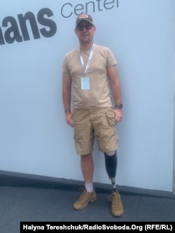 Військовослужбовець з ампутацією Максим Висоцький