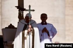 Папа Франциск на пасхальном богослужении