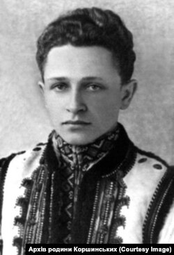 Випускник Великобичківської середньої школи Іван Коршинський між двома арештами, 1947 рік