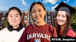 Уулкан Кылычбек кызы, Мээрим Камчыбекова и Айзада Марат. 