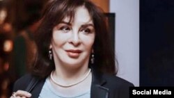 افسانه بایگان در روز ۱۰ اردیبهشت در مراسم بزرگداشت آتیلا پسیانی، بازیگر سینما