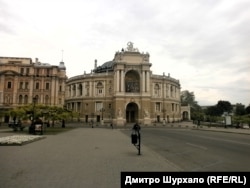 Безлюдний центр Одеси 9 травня 2014 року