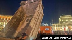 Բեռնատար ավտոմեքենան՝ Հանրապետության հրապարակում, 9-ը մայիսի, 2024թ․