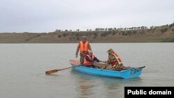 Сууга чөгүп кеткен кыздарды издөө учуру.