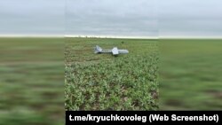 Беспилотник, якобы приземленный в Крыму российскими средствами РЭБ, 7 мая 2023 года