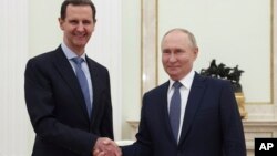 Башар Асад і Володимир Путін, 24 липня 2024 року