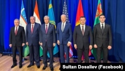 Президенти країн Центральної Азії та президент Сполучених Штатів. Саміт «Центральна Азія та США», C5+1, Нью-Йорк, 19 вересня 2023 року