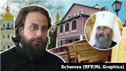 Виконувач обов’язків намісника Києво-Печерської Лаври архімандрит Авраамій провів екскурсію колишнью резиденцією предстоятеля УПЦ (МП) митрополита Онуфрія