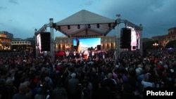 «Տավուշը հանուն հայրենիքի» շարժման հանրահավաքը Հանրապետության հրապարակում, Երևան, 12-ը մայիսի, 2024թ.