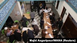 یکی از حوزه‌های رأی‌گیری روز جمعه در تهران