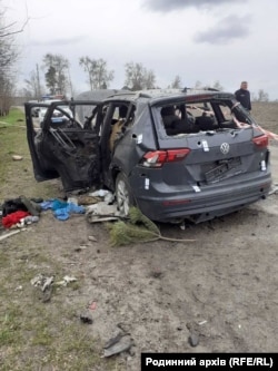 Машина, в якій були Тімур з Тетяною. Фото – з архівів родини