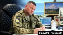 Валерій Залужний під час служби головнокомандувачем Збройних сил України