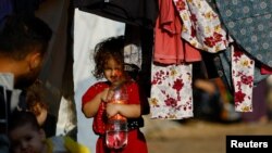 Газанын түштүгүндөгү качкындар лагери. 20-октябрь, 2023-жыл