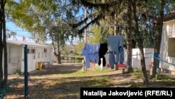 Prihvatni centar Komesarijata za izbeglice u Subotici, 1. novembar 2023.