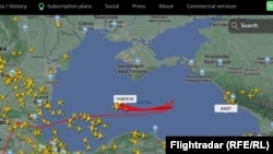 Американський військовий розвідувальний безпілотник RQ-4 Global Hawk над Чорним морем 03 березня 2023 року