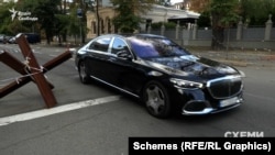 Maybach, який належить депутату Дмитру Ісаєнку