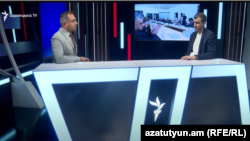 «Ապրելու երկրի» համահիմնադիր Մեսրոպ Առաքելյանը հարցազրույց է տալիս «Ազատությանը», Երևան, 6-ը դեկտեմբերի, 2023թ.