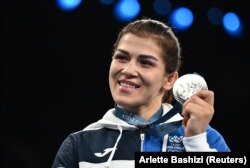 Anastasia Nichita, polițistă de frontieră, luptătoare, vicecampioană olimpică.