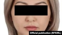 Фото задержанной С.А., распространенное МВД КР.