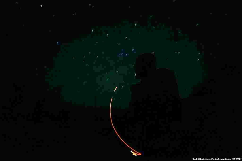 Цигарка, боєць ЗСУ і зоряне небо.. Харківщина, вересень 2023 року&nbsp;