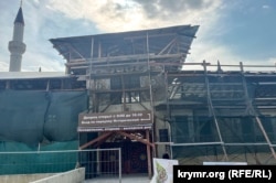 Bağçasaraydaki Hansarayınıñ restavratsiyası. Qırım, 2024 senesi martnıñ 6-sı