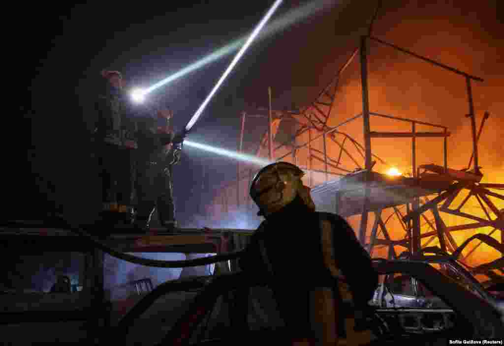 The aerial attacks on Kharkiv by &quot;at least 10 Russian drones&quot; came shortly after midnight while residents were sleeping. &nbsp;