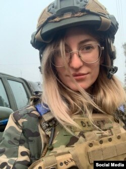 Ярина Чучман-Миньо під час служби