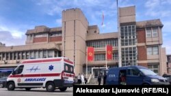 It was not immediately clear how or why the man detonated the grenade.