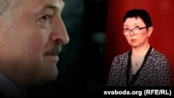 Палітоляг Роза Турарбекава. Аляксандар Лукашэнка. Ілюстрацыйны каляж 