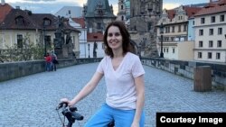 Фаріда Курбангалєєва в Празі, архівне фото