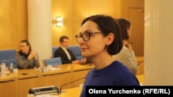 Марія Мельник, представниця благодійної організації Help Ukraine Gothenburg. Стокгольм, Швеція