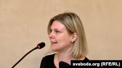 Кіраўніца Офісу дэмакратычных сілаў у Празе Крысьціна Шыянок