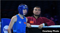 Бокс боюнча жаштар арасындагы дүйнө чемпиону Амантур Жумаев.