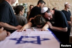 تشییع جنازه کشته‌شدگان حمله حماس در هفتم اکتبر گذشته