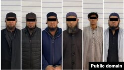 “Йакын инкар” агымынын кармалган мүчөлөрү. УКМК тараткан сүрөт.