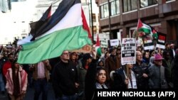 Марш на підтримку палестинців у центрі Лондона, 11 листопада 2023 року