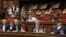 Armenia - Deputies from the opposition Hayastan alliance attend a parliament session in Yerevan, May 21, 2024.